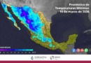 Se esperan lluvias fuertes, rachas de viento y caída de nieve o aguanieve sobre el noroeste de México