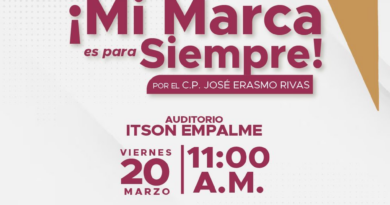 Brindará Ayuntamiento conferencia ¡Mi marca es para siempre!; será en el Itson