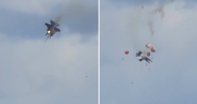 Dos aviones de combate colisionan durante un espectáculo aéreo en Idaho