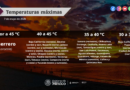 Continuará el ambiente de caluroso a extremadamente caluroso sobre la República Mexicana, por lo que prevalecerá la onda de calor en 24 estados del país