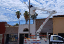 Mantiene Ayuntamiento de Guaymas trabajos permanentes de reparación de luminarias en distintos sectores del municipio