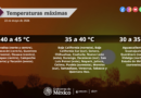Continuará el ambiente vespertino de caluroso a muy caluroso en 14 estados de la República Mexicana