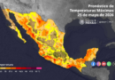 Continuarán las temperaturas de calurosas a muy calurosas en gran parte de México, con valores de 40 a 45°C, en 9 estados del país