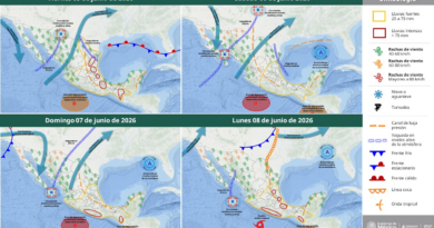 Se esperan temperaturas máximas de 40 a 45°C en Sonora, el noreste de Baja California, norte y centro de Sinaloa