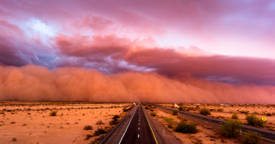 Confirman tormentas de polvo y arena sin precedentes en la frontera de México y EU