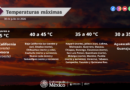Continuará el ambiente de caluroso a muy caluroso sobre entidades del norte de la República Mexicana, con temperaturas superiores a 45°C en zonas de Baja California y Sonora