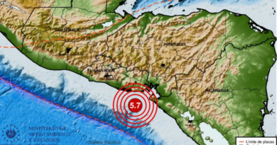Sismo de magnitud 5.7° sacude El Salvador, Honduras y Nicaragua; autoridades descartan víctimas y daños