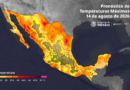 Continúa el pronóstico de temperaturas máximas de 40 a 45°C en Baja California, Baja California Sur, Sonora