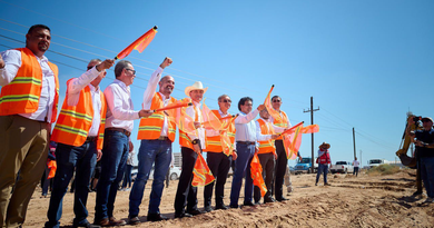 Gobernador Durazo y Presidenta Sheinbaum arrancan modernización de carretera Sonoyta-Peñasco con inversión de mil 800 millones