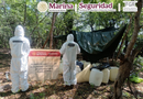 Marina, SSPC y FGR localizan y neutralizan un laboratorio clandestino en Sinaloa