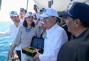Gobernador Durazo reúne al sector turístico nacional y fortalece Sistema Arrecifal con hundimiento de ex buque